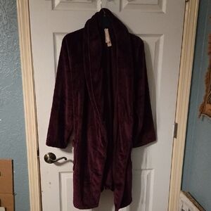 Victoria's Secret Deep Purple Plush Robe
